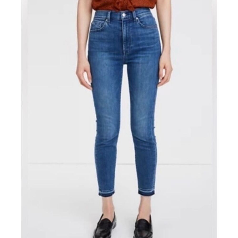 Everlane high rise skinny rolled down hem 30tall